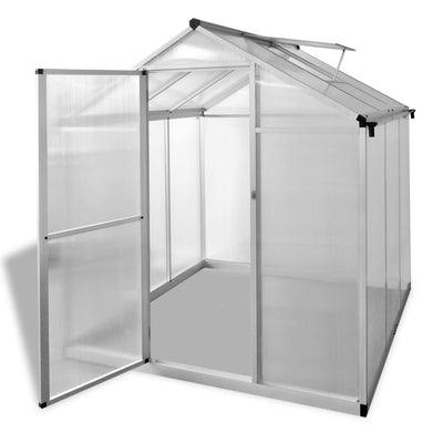 Vidaxl Tuinkas 3,46 m² gestärktes Aluminium verstärkt