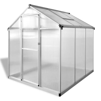 Vidaxl Tuinkas 3,46 m² gestärktes Aluminium verstärkt