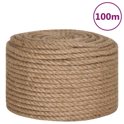 Vidaxl Seil 100% Jute 12 mm 100 m