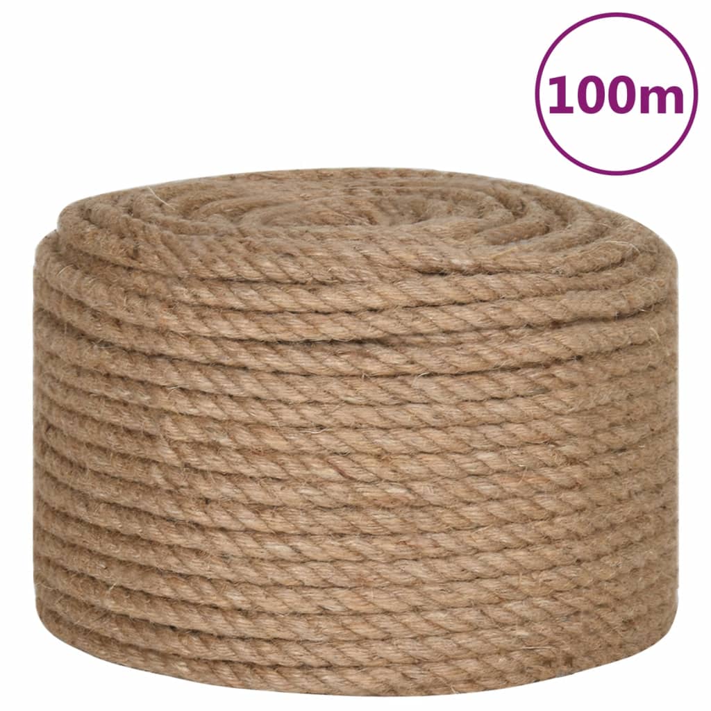Vidaxl Seil 100% Jute 14 mm 100 m