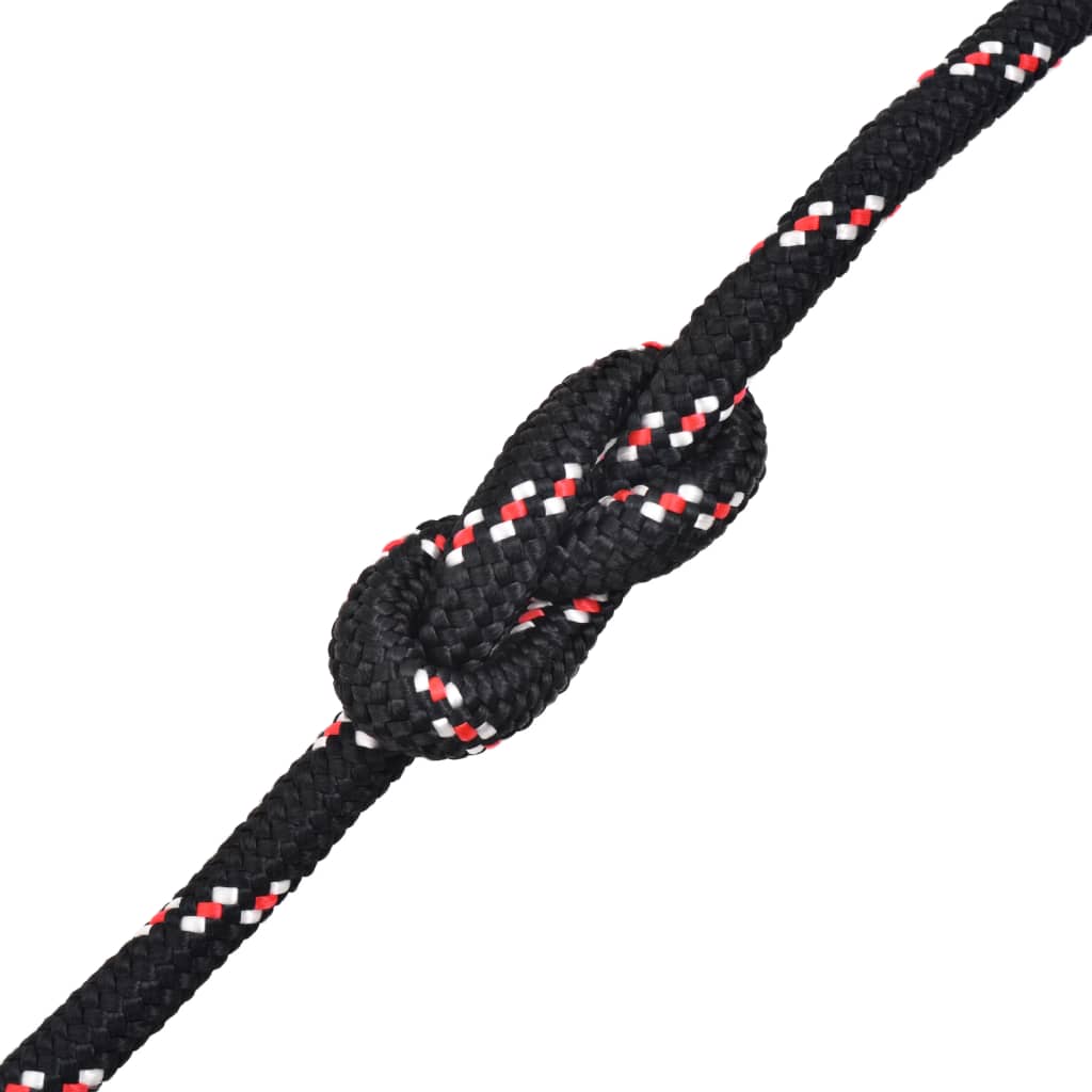 VIDAXL -Kofferchen -Seil 14 mm 50 m Polypropylenschwarz