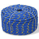 VIDAXL -Sturzseil 8 mm 100 m Polypropylenblau