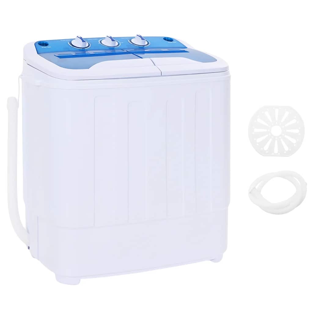 Vidaxl Mini -Waschmaschine mit Doppeltrommel 5,6 kg