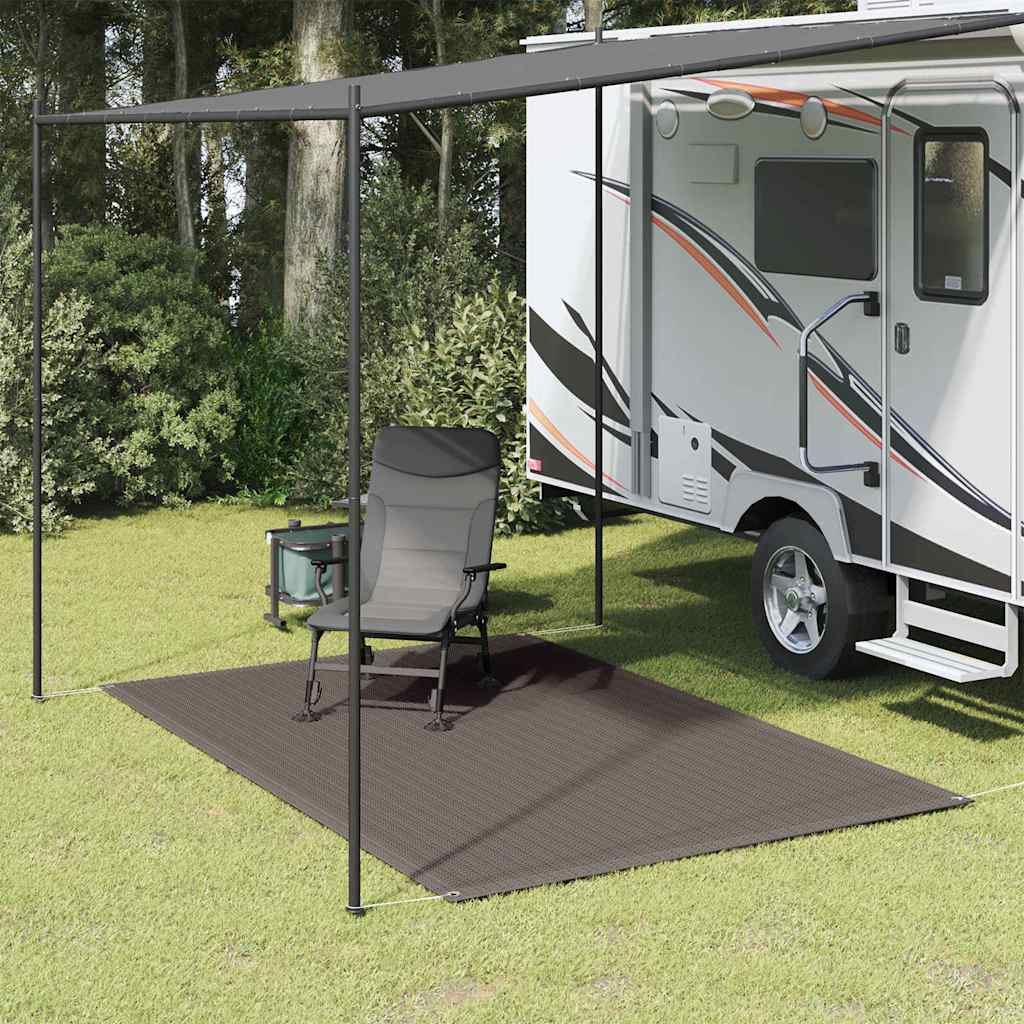 Vidaxl Zelt Teppich 250x300 cm Anthrazit