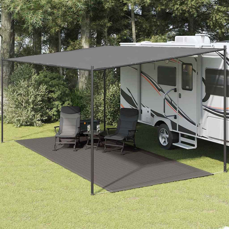 Vidaxl Zelt Teppich 300x400 cm Anthrazit