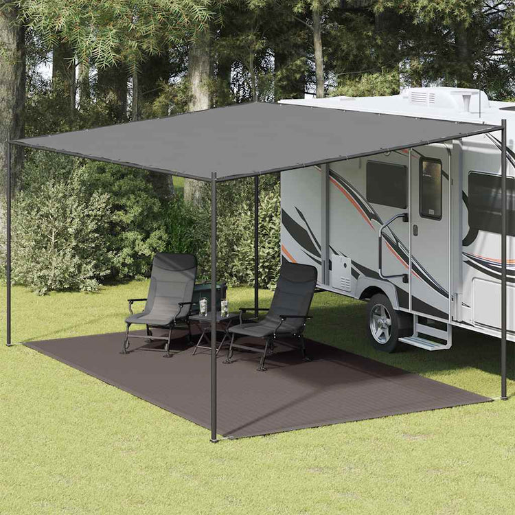 Vidaxl Zelt Teppich 300x500 cm Anthrazit