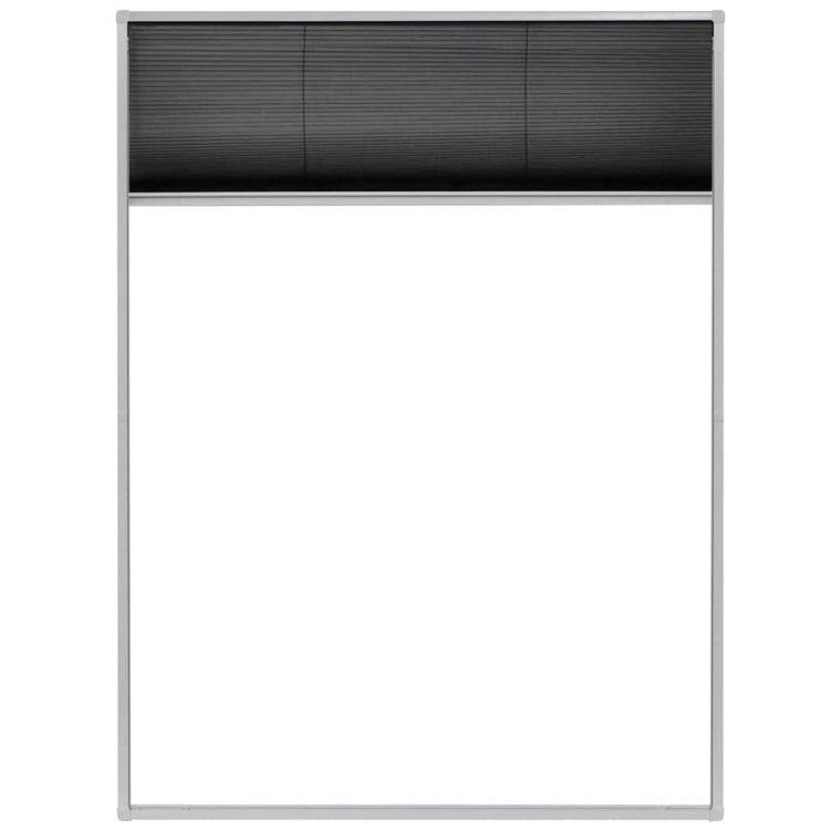 Vidaxl Raamhor Plissé 60x80 cm Aluminium