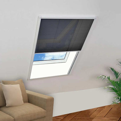 Vidaxl Raamhor Plissé 60x80 cm Aluminium
