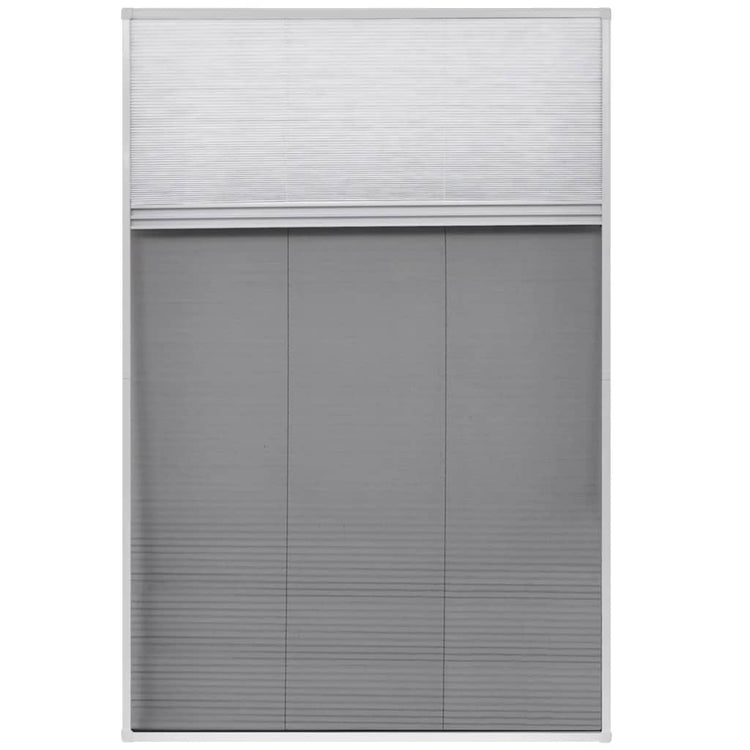 Vidaxl Raamhor Plissé mit Blackout 80x120 cm Aluminium