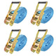 VIDAXL -Spannweite 4 Tonnen 8mx50mm Blau 4 Stcs