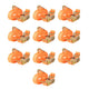 VIDAXL -Spannwaren Reifen 0,4 Tonnen 6mx25 mm Orange 10 PCs