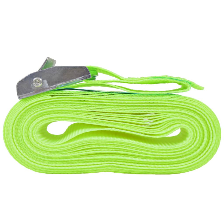 VIDAXL -Reifen 0,25 Tonnen 5mx25 mm fluoreszierender Grün 10 Stcs