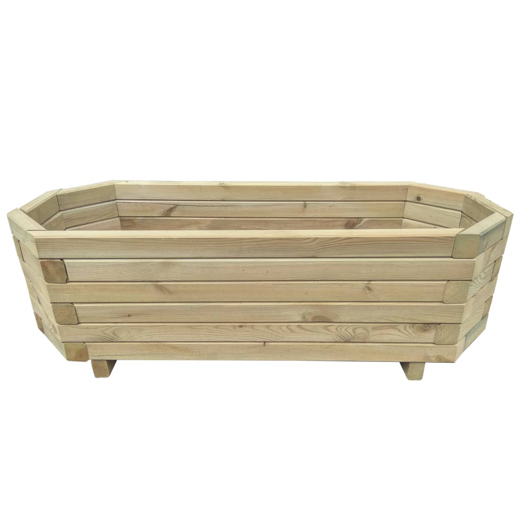 VIDAXL -Pflanzer erhoben 100 x 40 x 31 cm imprägniertes Kiefernholz