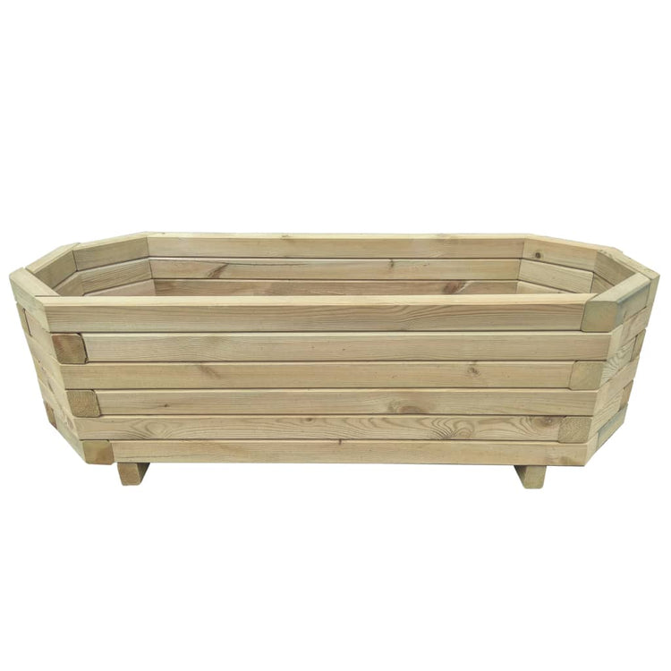 VIDAXL -Pflanzer erhoben 100 x 40 x 31 cm imprägniertes Kiefernholz