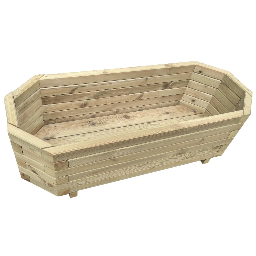 VIDAXL -Pflanzer erhoben 100 x 40 x 31 cm imprägniertes Kiefernholz