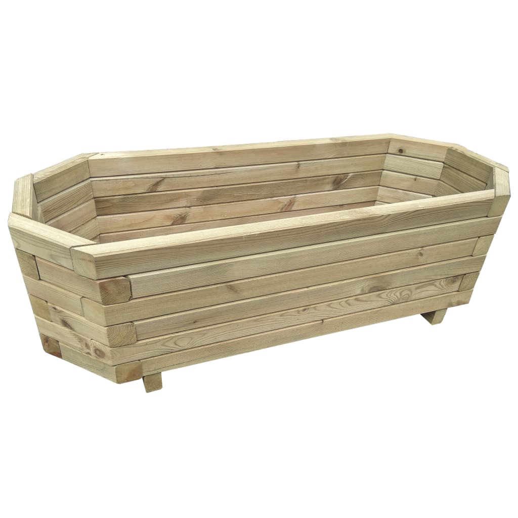 VIDAXL -Pflanzer erhoben 100 x 40 x 31 cm imprägniertes Kiefernholz