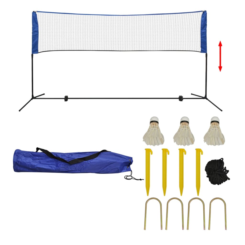 Vidaxl Badminton Net mit Shuttles 300x155 cm