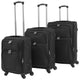 Vidaxl Trolleyset Black 3-Stück