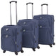 Vidaxl Trolleyset Navy Blue 3-Stück