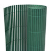 Vidaxl Gartenzäune doppelseitige 90 x 300 cm PVC Grün