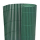 Vidaxl Gartenzäune doppelseitige 90 x 300 cm PVC Grün