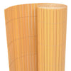 Vidaxl Gartenzäune doppelseitig 90 x 300 cm PVC Gelb