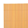 Vidaxl Gartenzäune doppelte 90 x 500 cm PVC Gelb