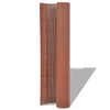 Vidaxx Gartenzaun braun 150 x 300 cm PVC