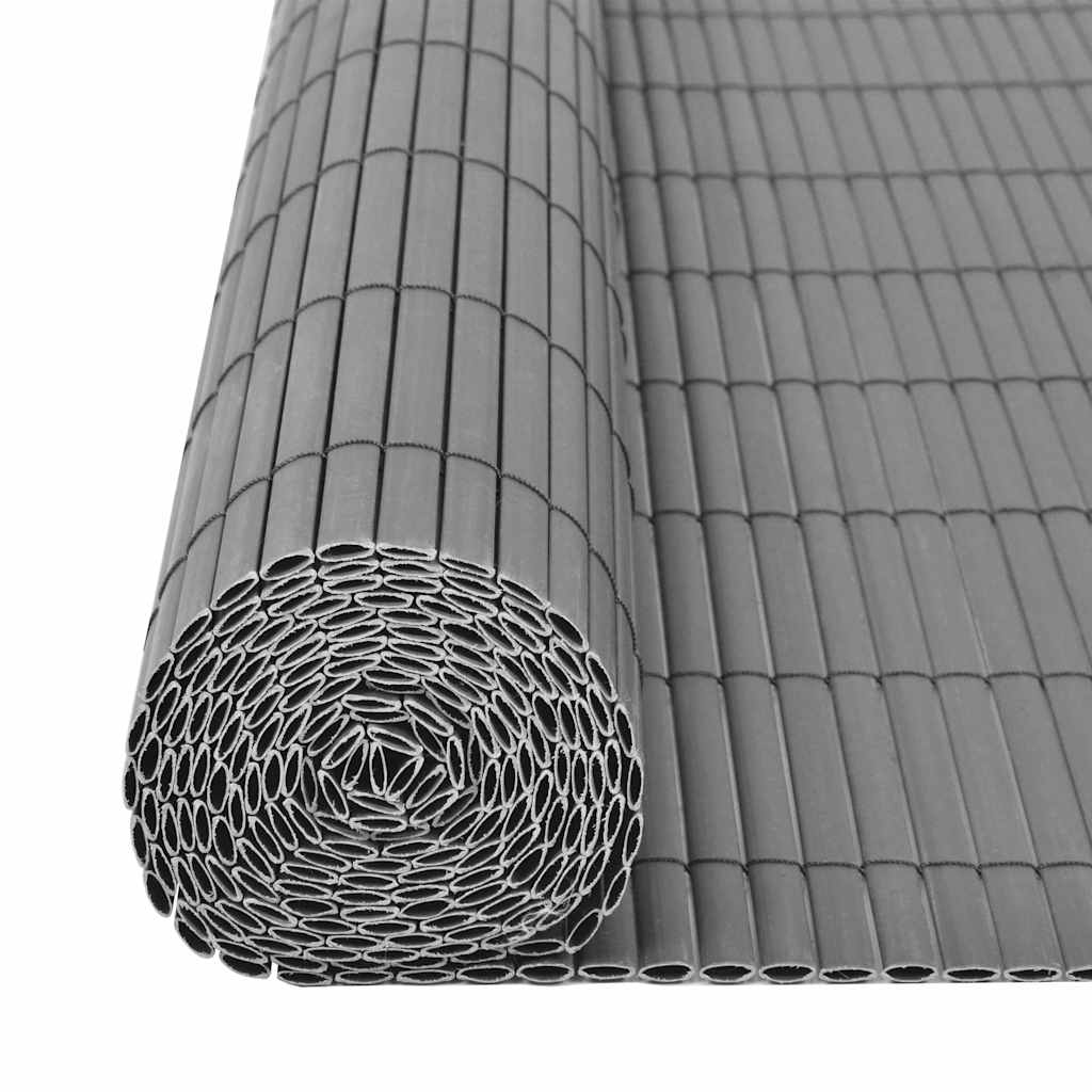 Vidaxx Gartenzaun grau 150 x 300 cm PVC