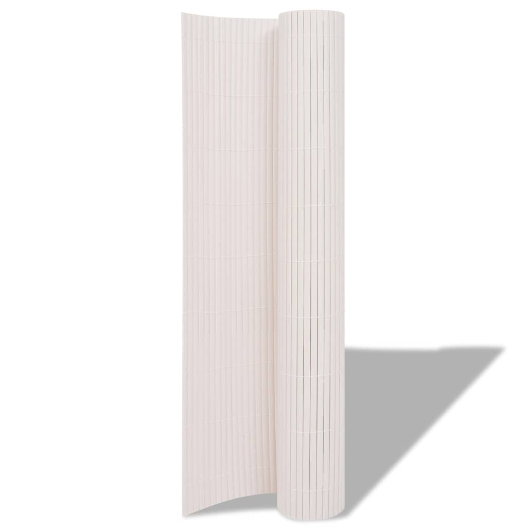 Vidaxx Gartenzaun weiß 150 x 500 cm PVC