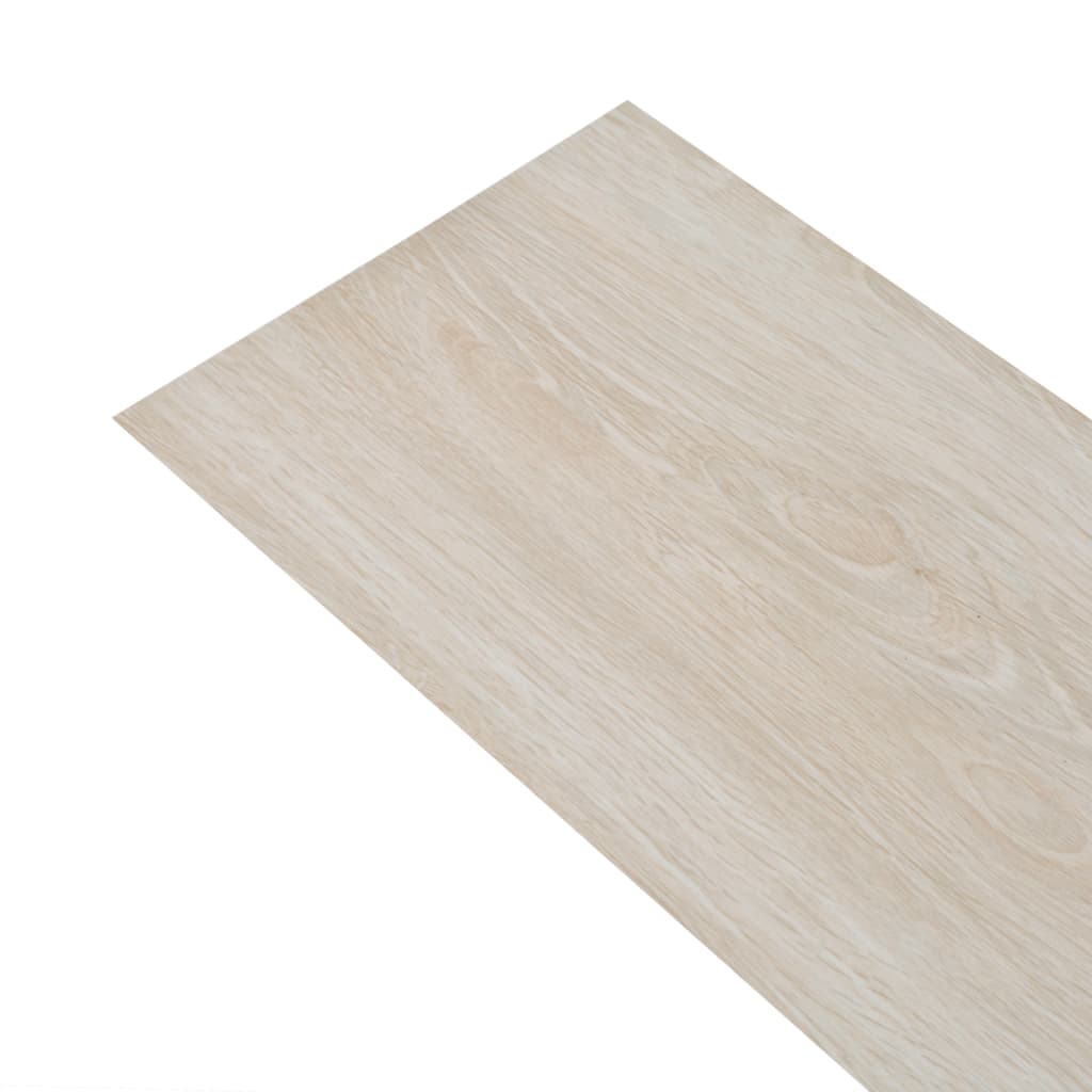 Vidaxl Dielen selbst -adhäsiv 5,02 m² 2 mm PVC Classic White Eiche