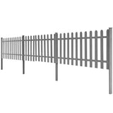 Vidaxl -Zaun mit Posts 3 PCs 600x60 cm HKC - afbeelding 2