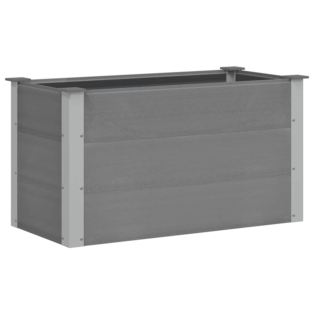 VIDAXL -Pflanzer erhoben 100x50x54 cm HKC Grau
