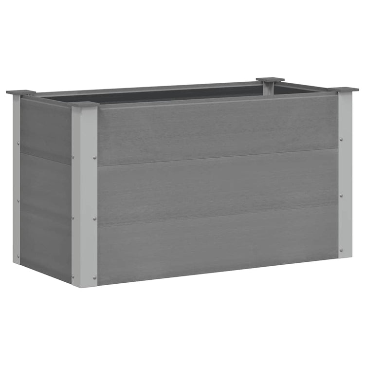 VIDAXL -Pflanzer erhoben 100x50x54 cm HKC Grau