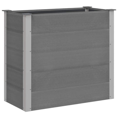 VIDAXL -Planungsbox mit 100x50x91 cm HKC Grey erhöht