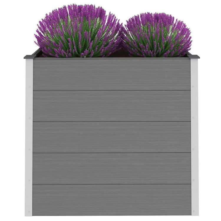 VIDAXL -Planungsbox mit 100x50x91 cm HKC Grey erhöht