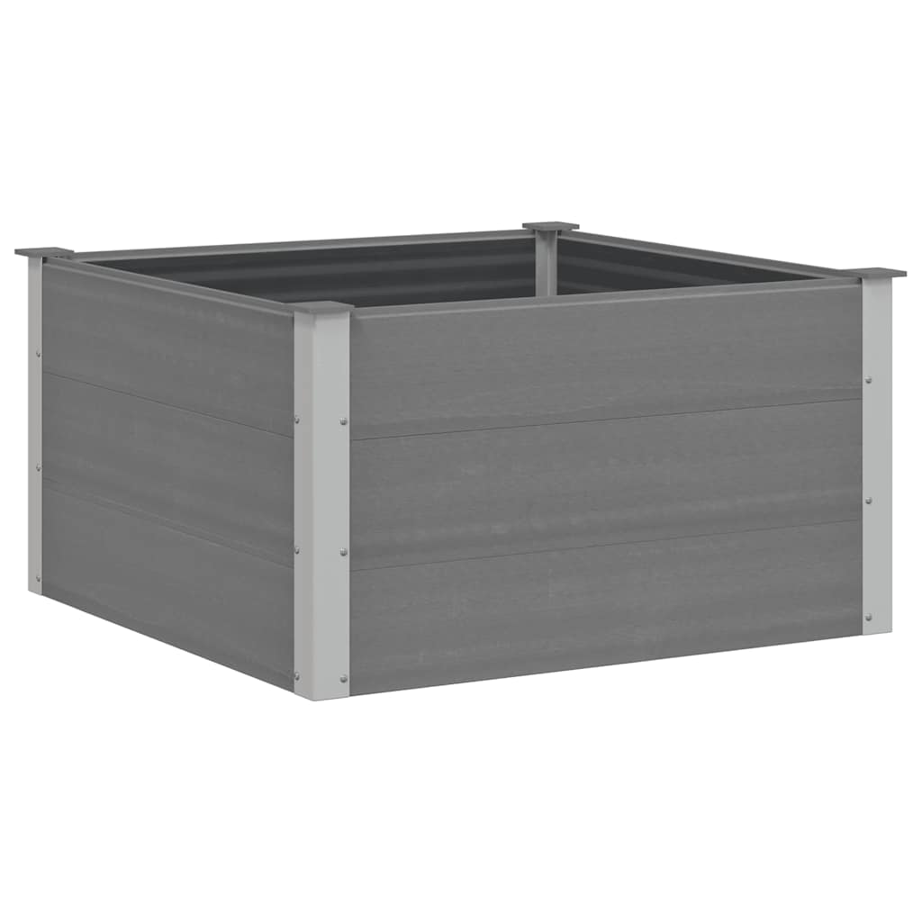 VIDAXL -Pflanzer erhoben 100x100x54 cm HKC Grau