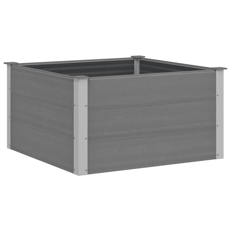 VIDAXL -Pflanzer erhoben 100x100x54 cm HKC Grau
