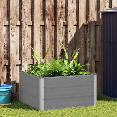 VIDAXL -Pflanzer erhoben 100x100x54 cm HKC Grau
