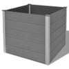 VIDAXL -Planungsbox mit 100x100x91 cm HKC Grey erhöht