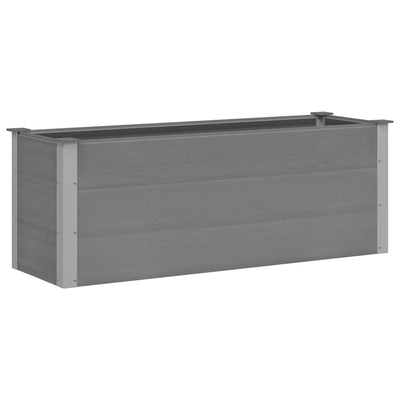 VIDAXL -Pflanzer erhöht 150x50x54 cm HKC Grau