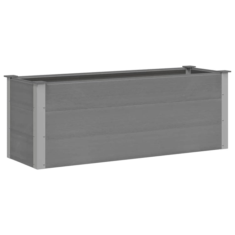 VIDAXL -Pflanzer erhöht 150x50x54 cm HKC Grau