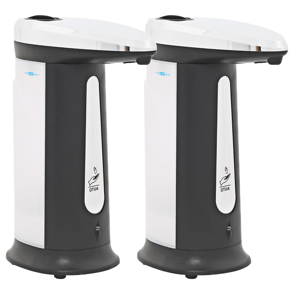 VIDAXL Automatische Seifenspender Infrarotsensor 800 ml 2 PCs
