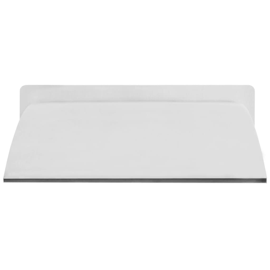 Vidaxl Schwimmbad Fontijn 30x9x26 cm Edelstahl Silberfarbe