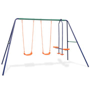 Vidaxl -Schaukeln mit 4 Sitzen orange - afbeelding 1