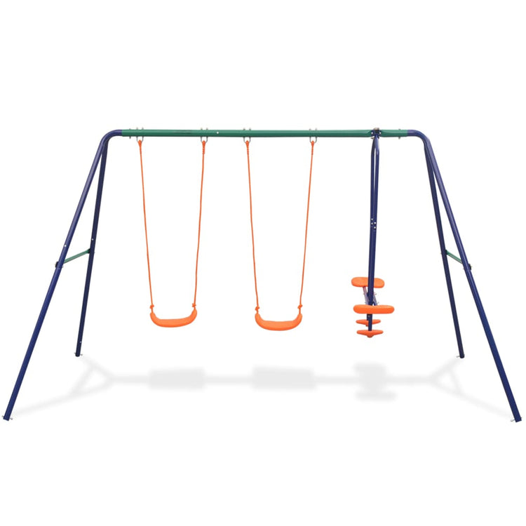 Vidaxl -Schaukeln mit 4 Sitzen orange