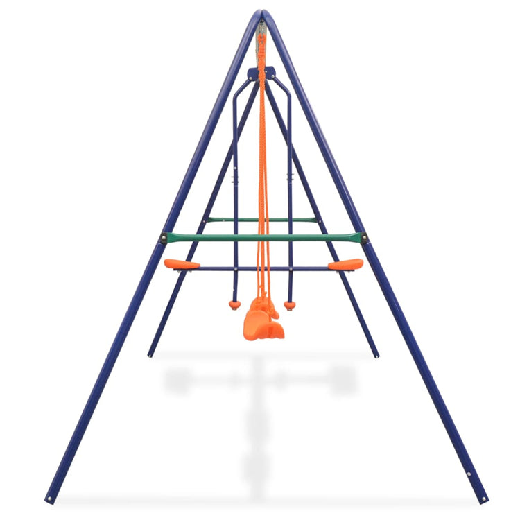 Vidaxl -Schaukeln mit 4 Sitzen orange