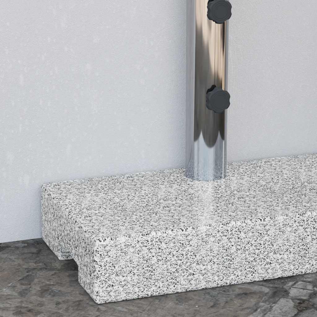 Vidaxl Parasol Fuß rechteckig 25 kg Granit