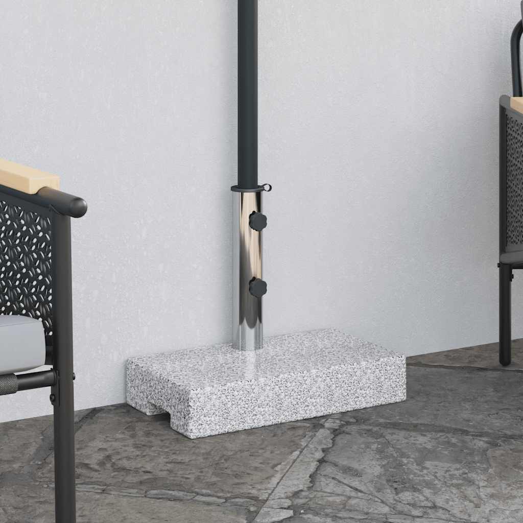 Vidaxl Parasol Fuß rechteckig 25 kg Granit