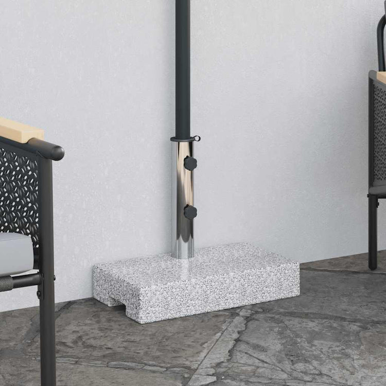 Vidaxl Parasol Fuß rechteckig 25 kg Granit